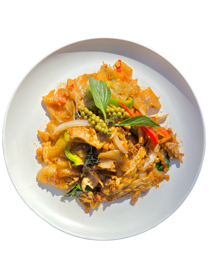 Drunken Noodle (Pad Kee Mao) (L).
