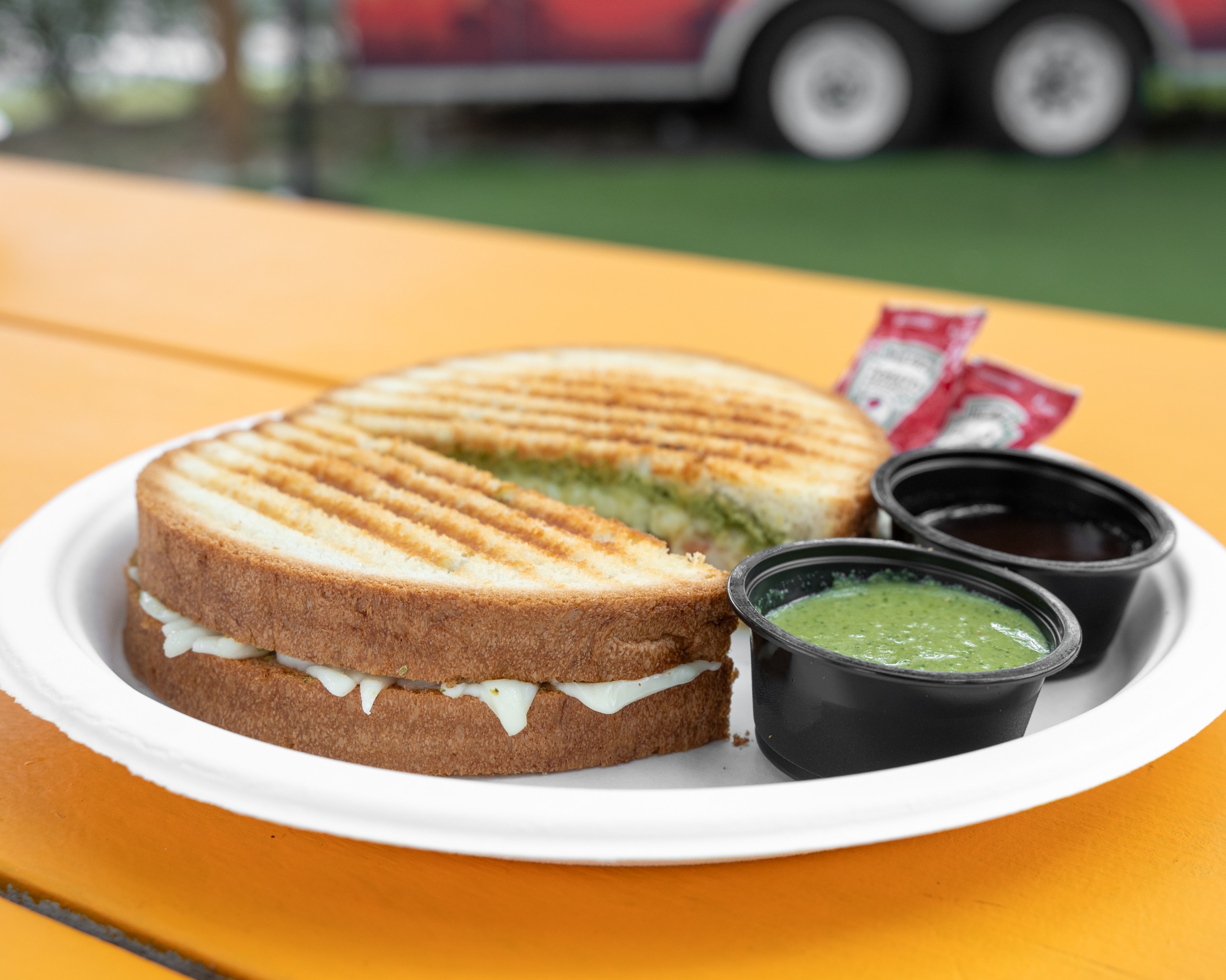 O - Grilled Cheese Sandwich.
