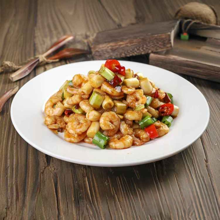 SF7. 宮保蝦仁/Kung Pao Shrimp.