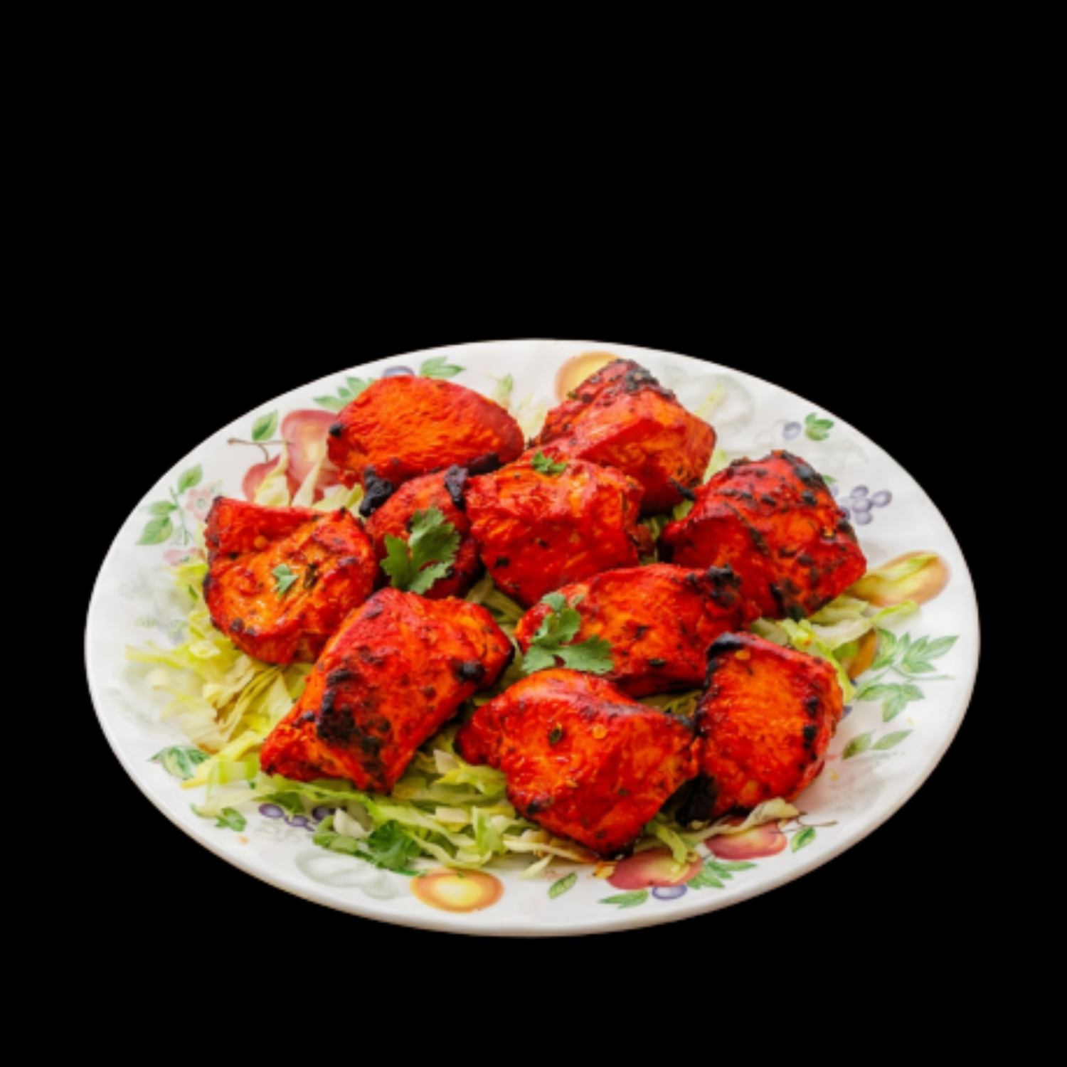 Tandoori Chicken Tikka (Contains milk product).