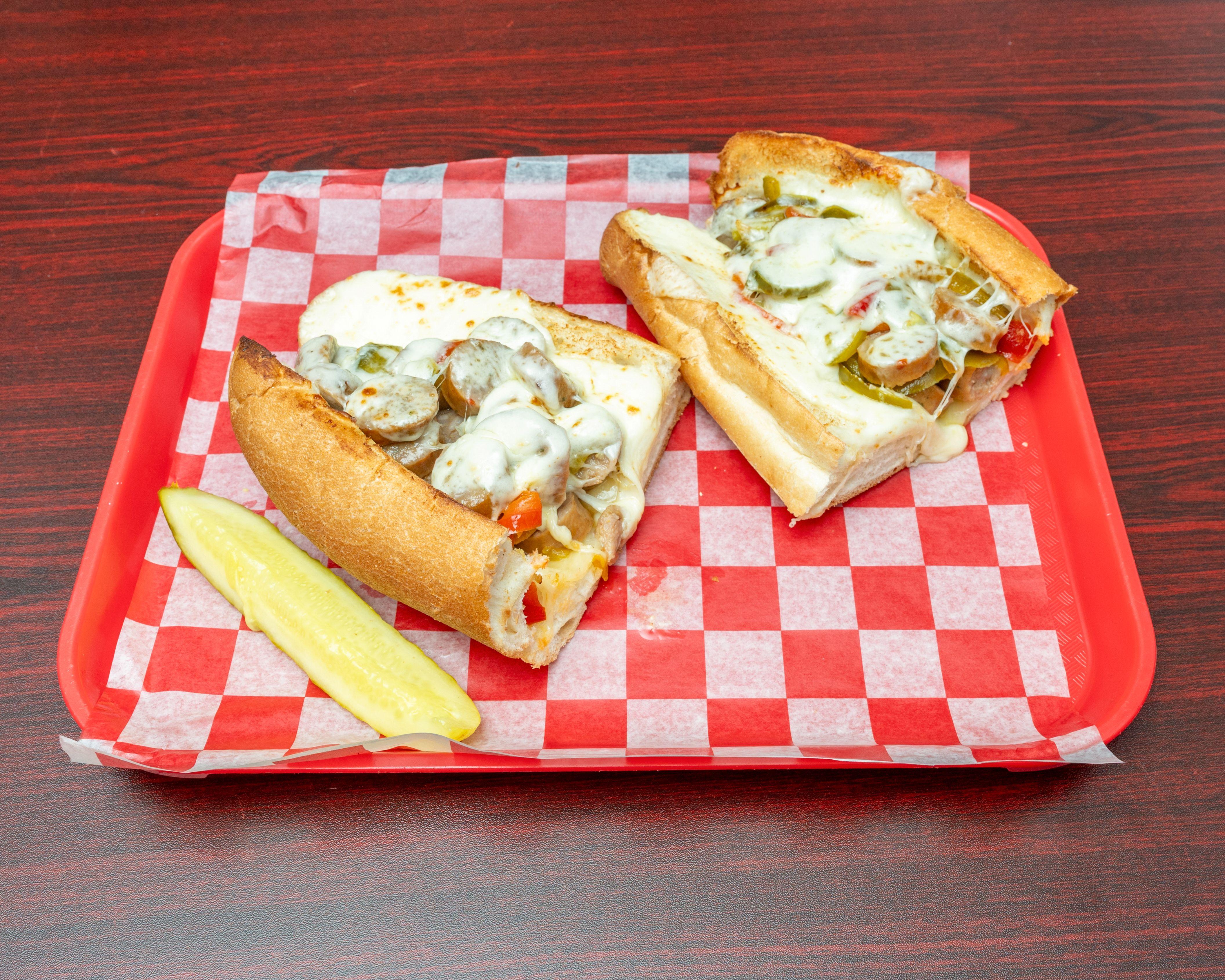 Sausage & Peppers Italian*.