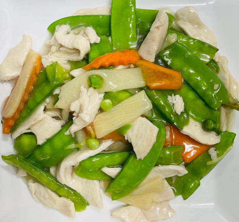 Chicken with Snow Pea Pods.