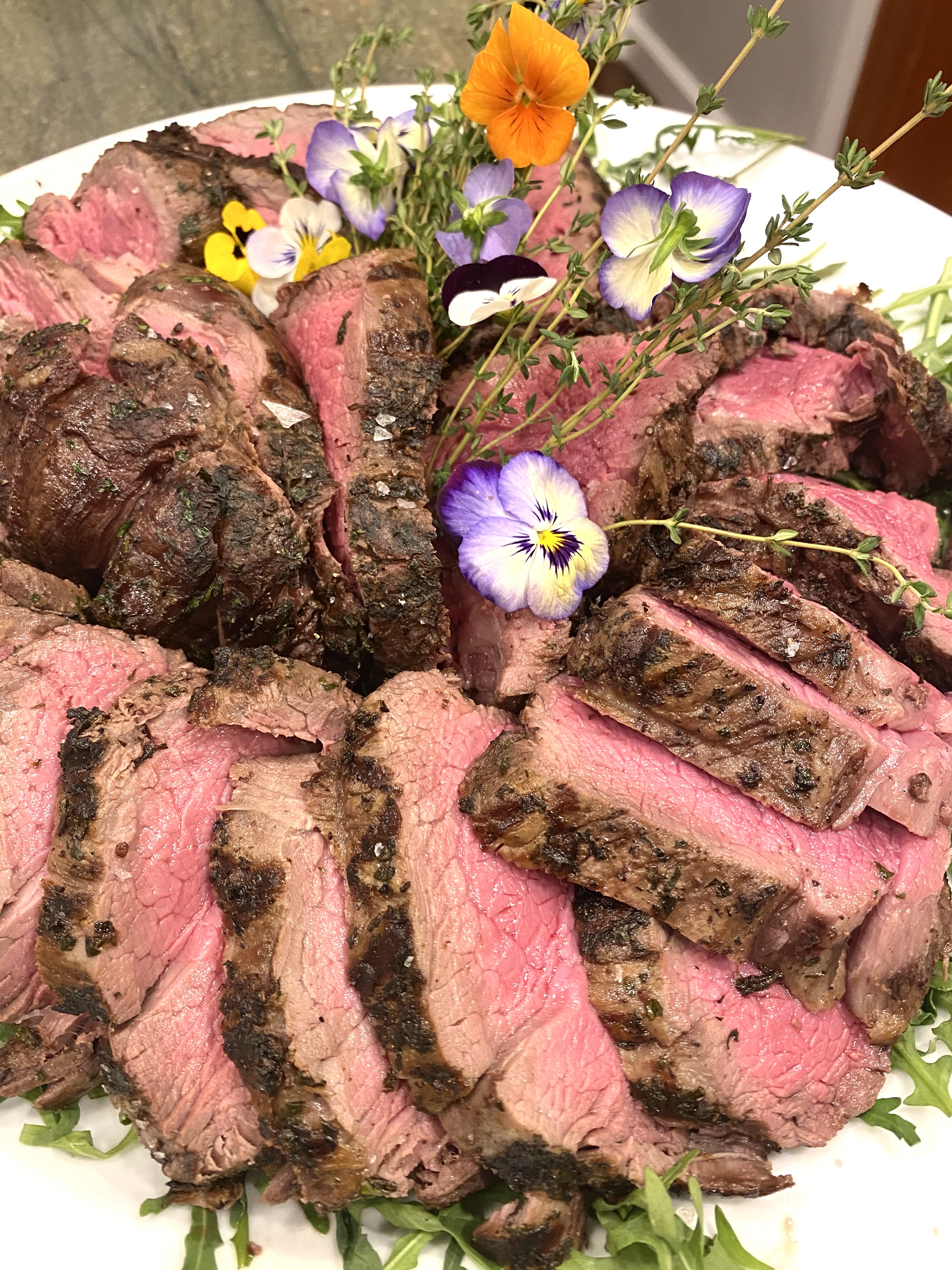 Herb Crusted Beef Tenderloin.
