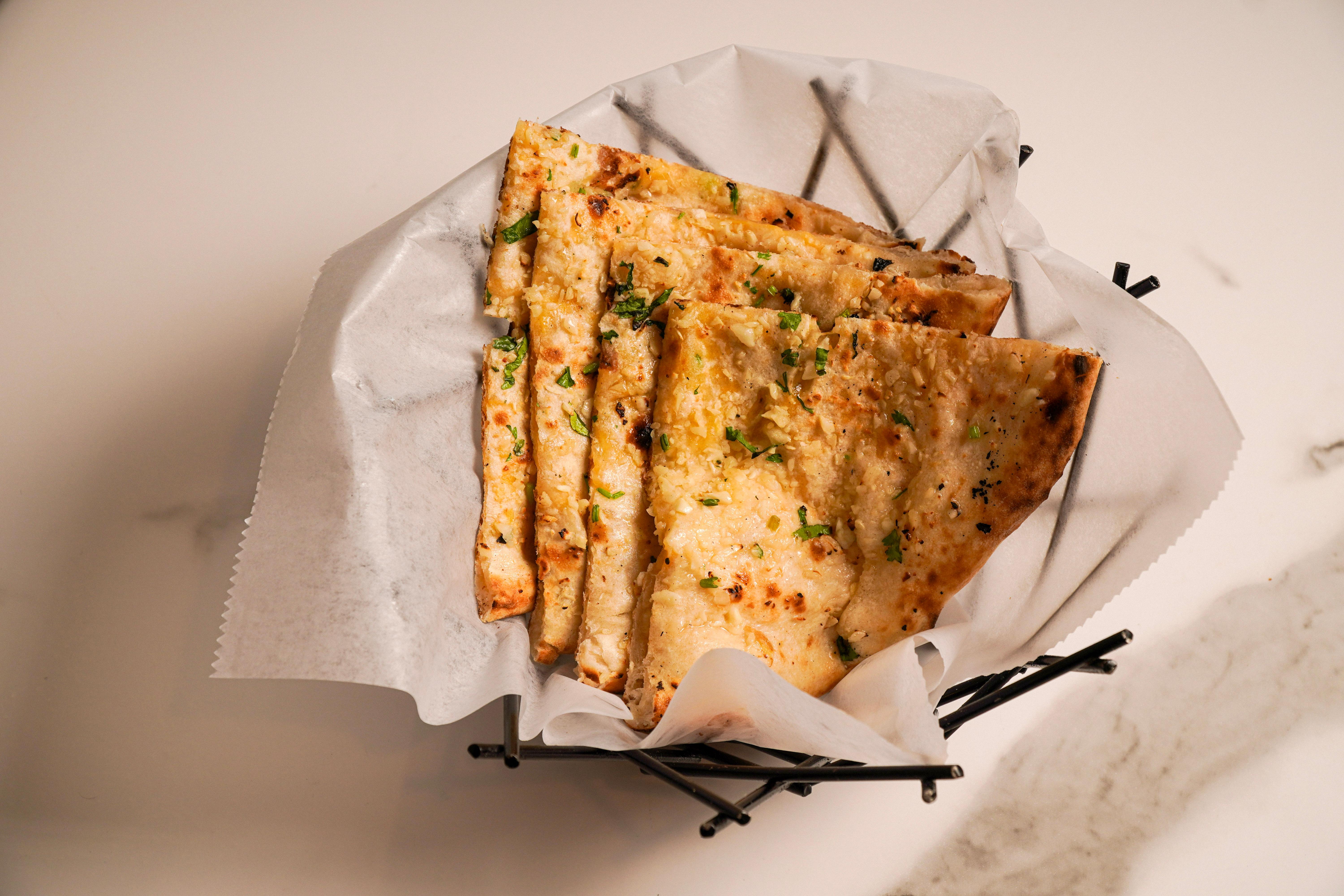 Garlic Cheese Naan.