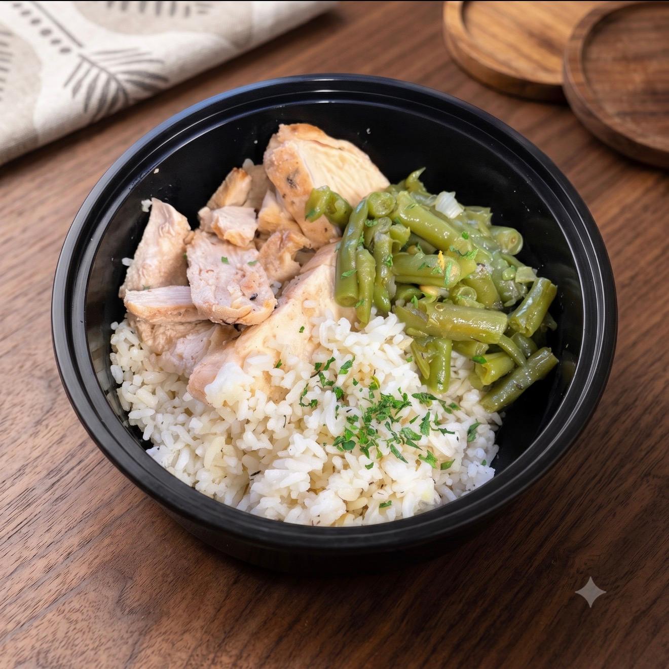Grilled Chicken & Rice Bowl.