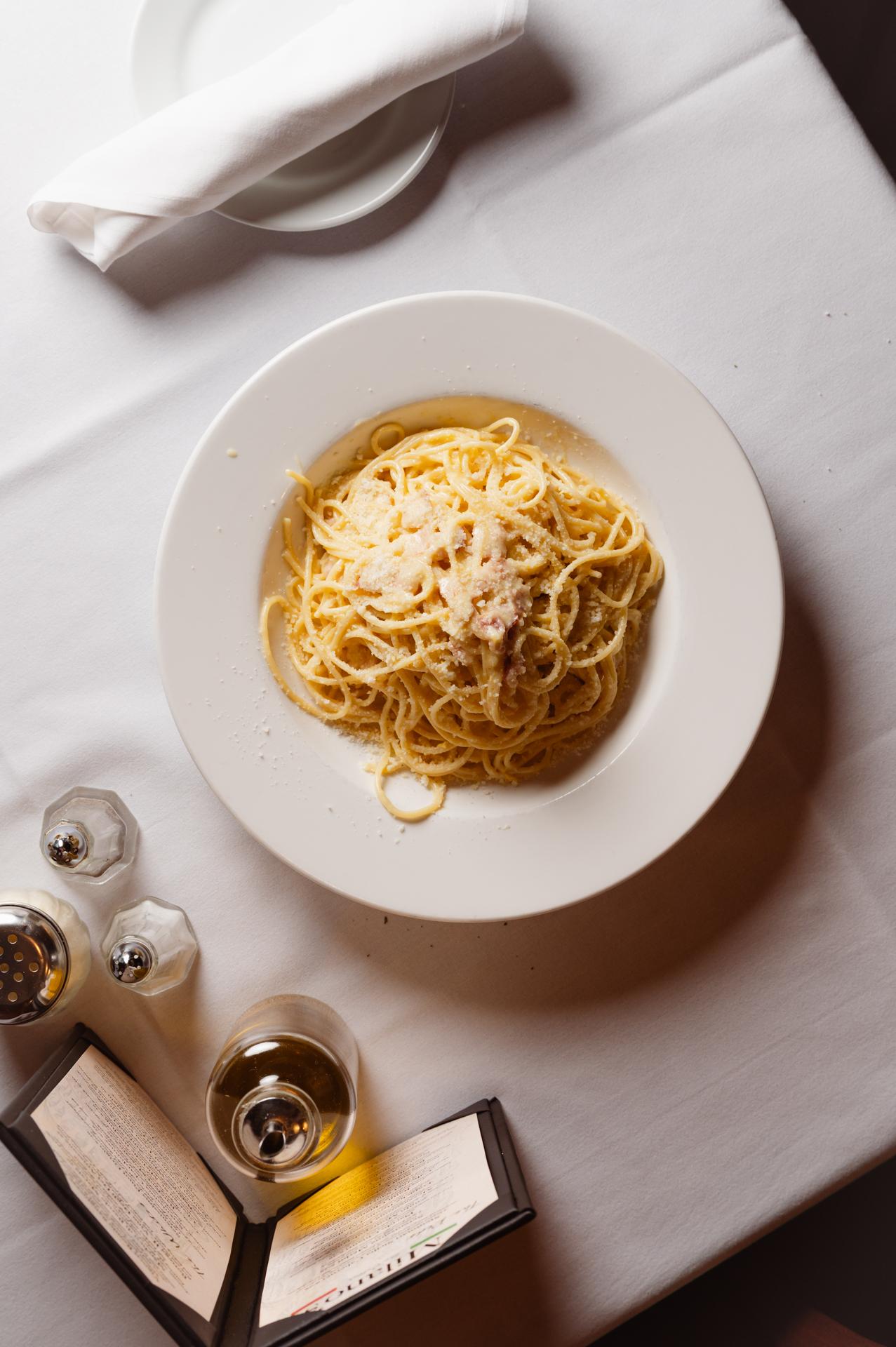 Spaghetti Alla Carbonara.
