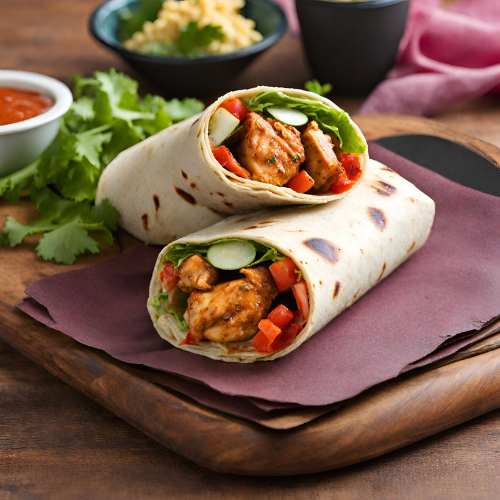 Twisted Tikka Wrap (Chicken).