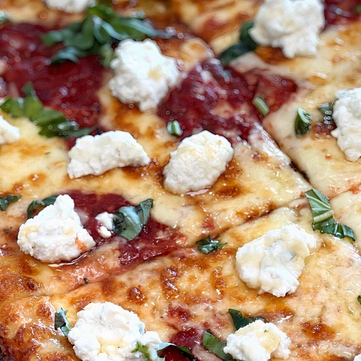 Honey Deniro Grandma Pizza Pie.