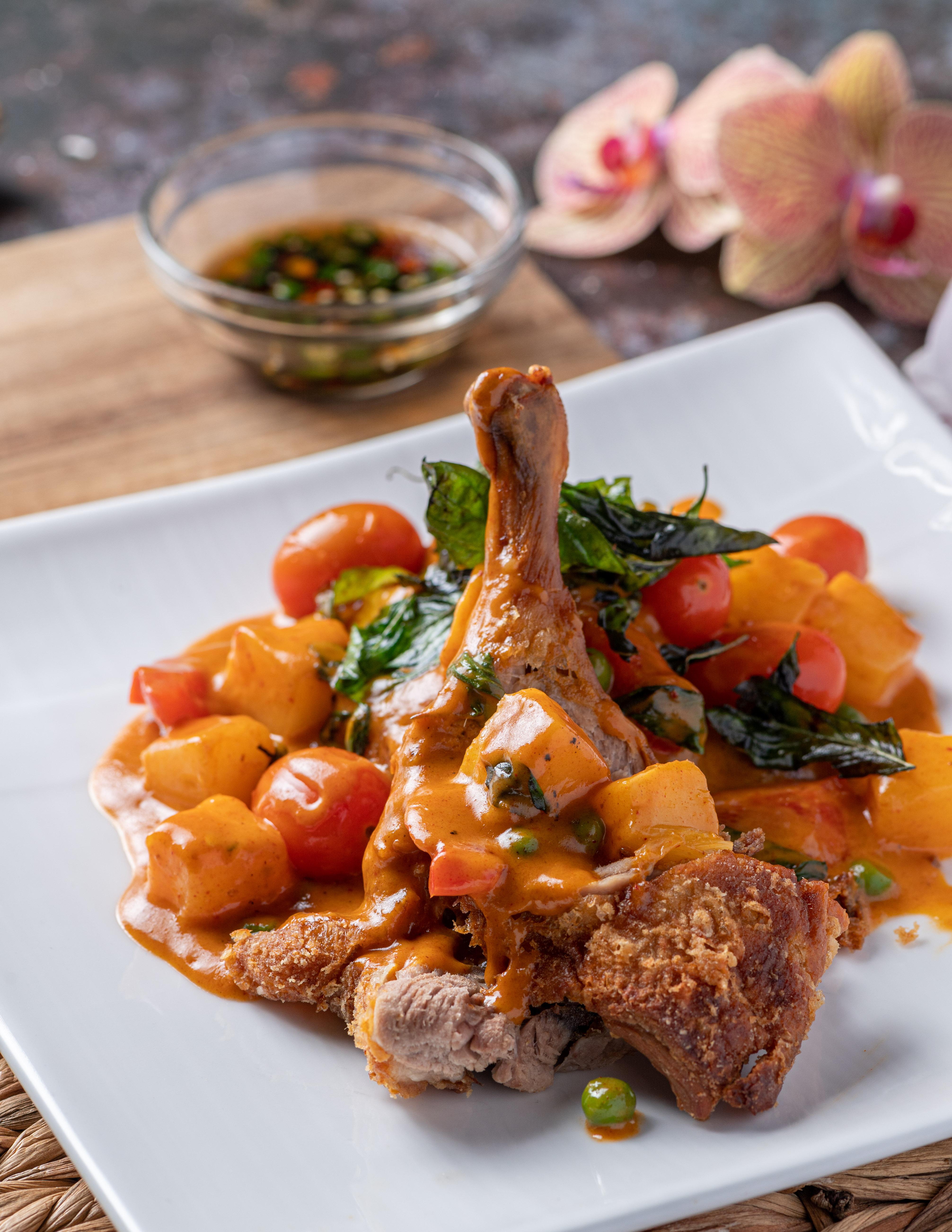 Crispy Duck Red Curry.