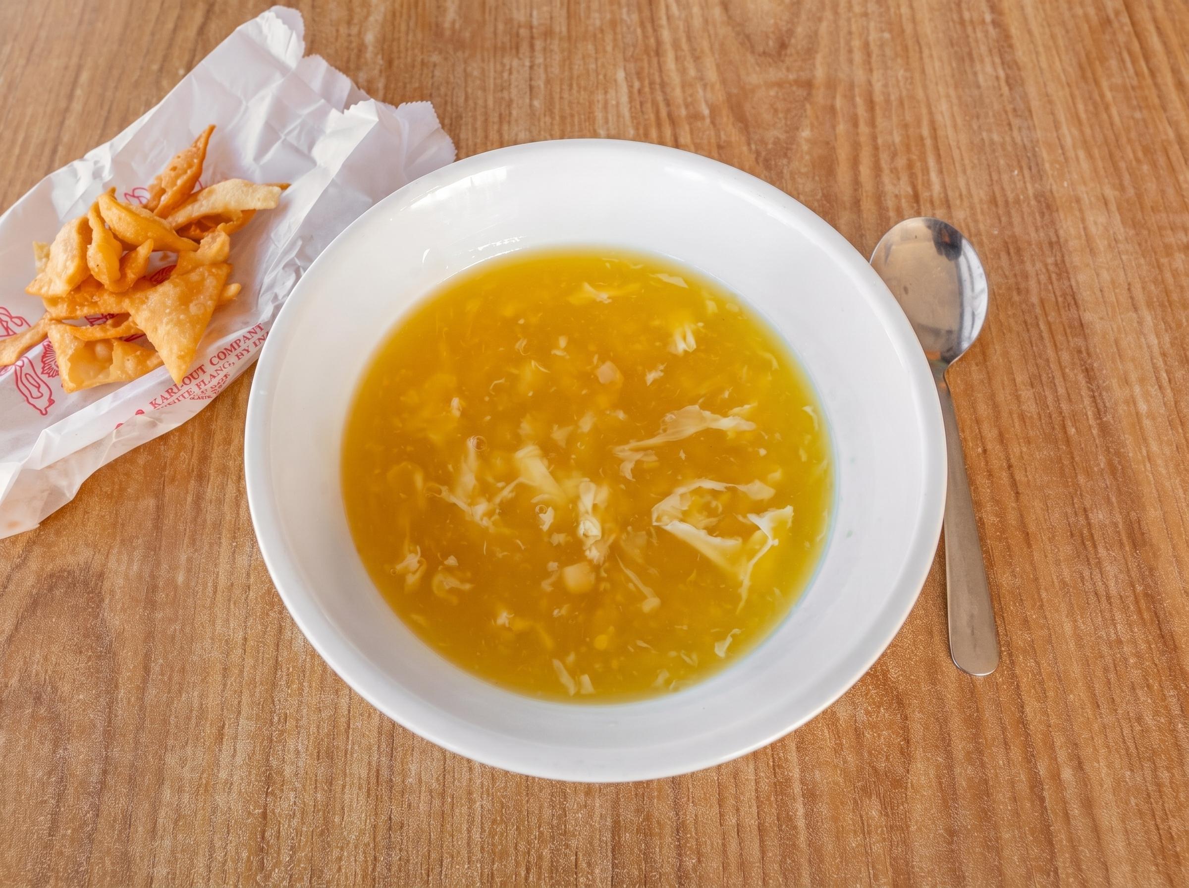EGG DROP SOUP LARGE (24 OZ).