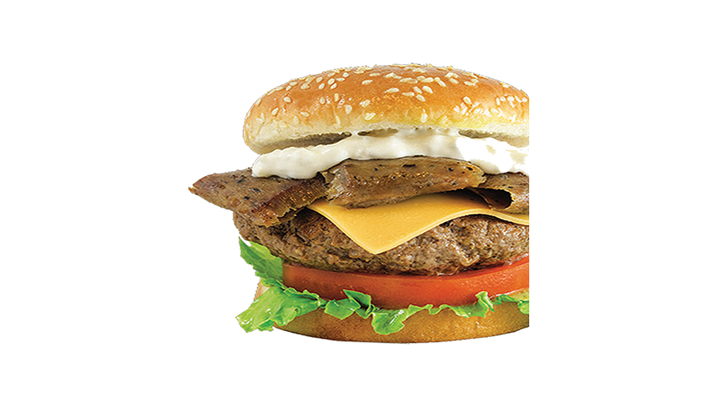 DBL Gyro Cheeseburger.