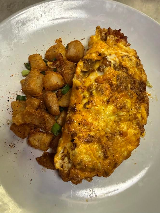 Meat Lovers Omelet.