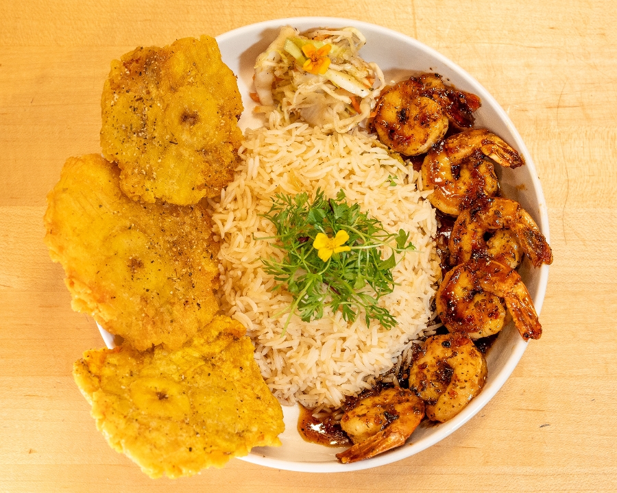 Honey Jerk Shrimp.