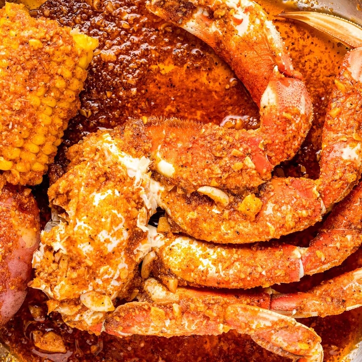 2 Clusters Dungeness Crab.