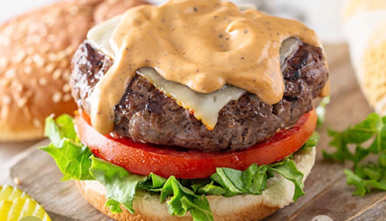 Deluxe Beef Burger.
