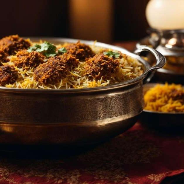 Family Impossible Veg Biryani.