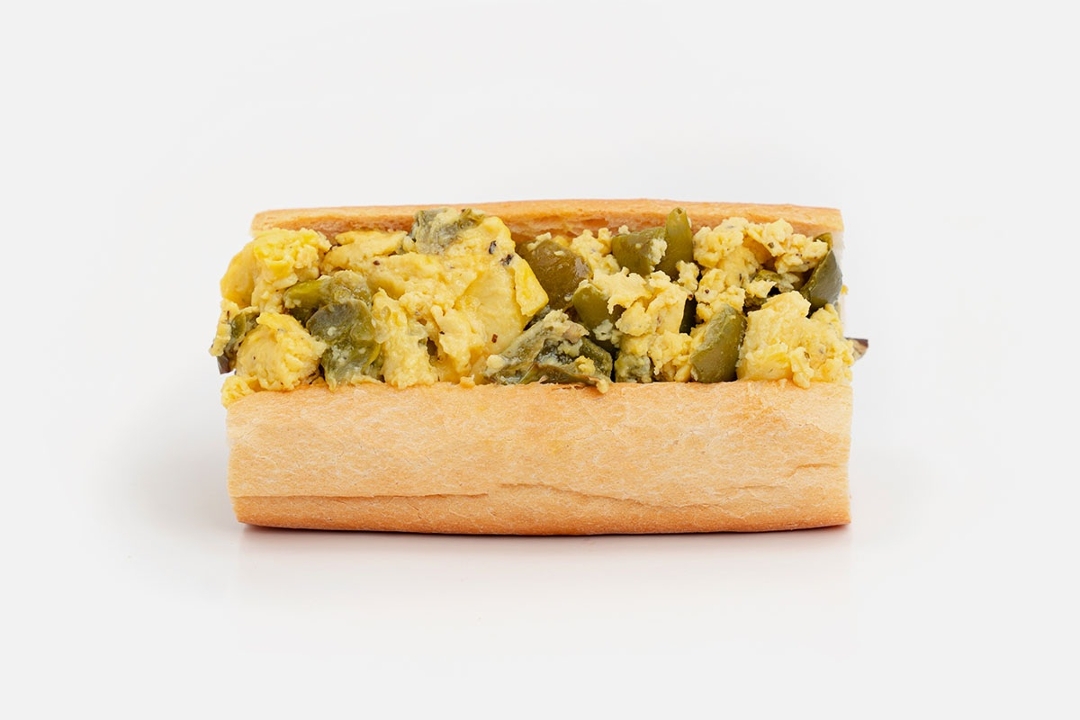 Pepper & Egg Sandwich.