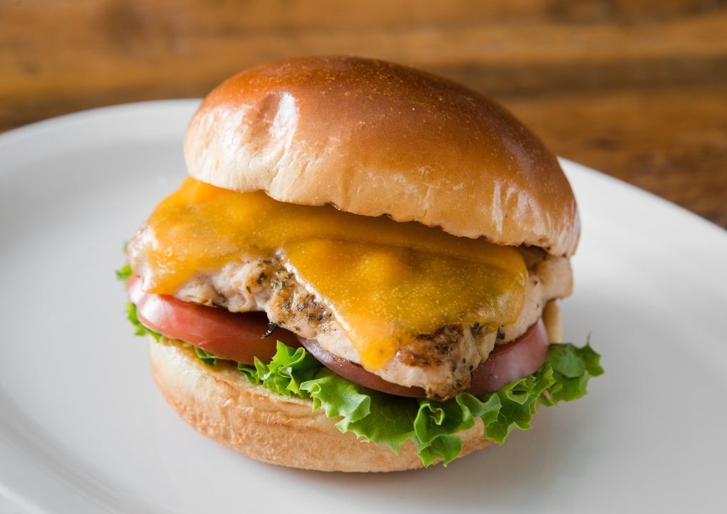 Salmon Burger.
