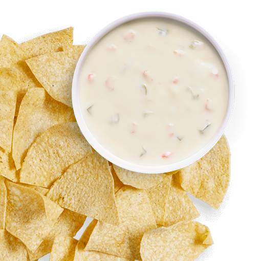Chips & White Queso.
