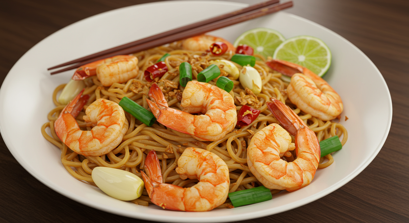 Shrimp Noodles.