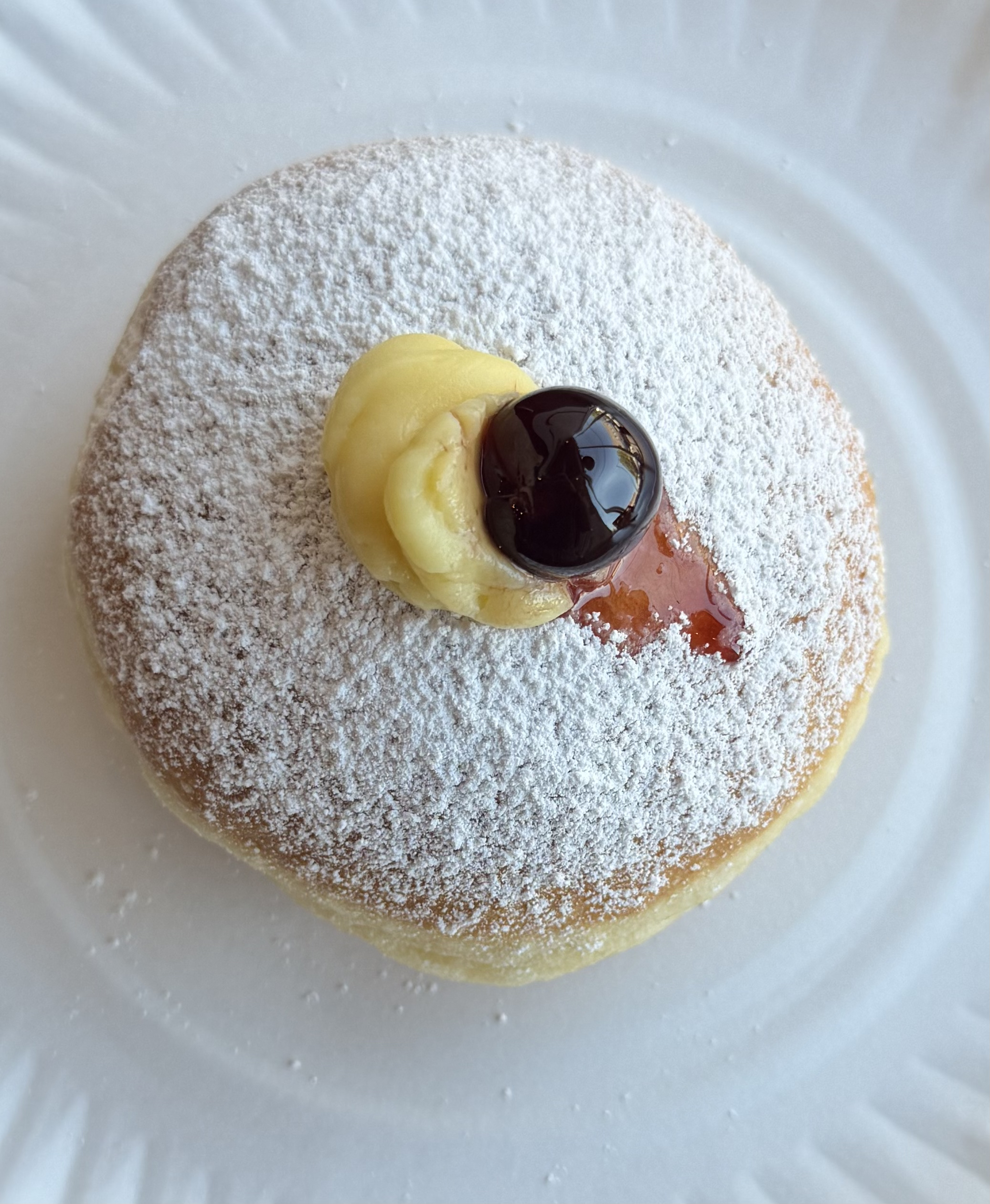 Italian Custard Bombolone.