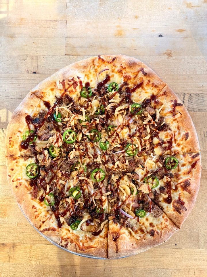 18’’ Brisket Pizza - Monthly Special.