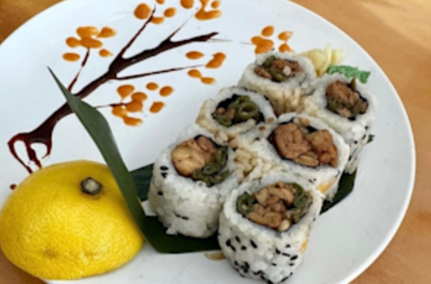 Organic Tempe Orek roll.