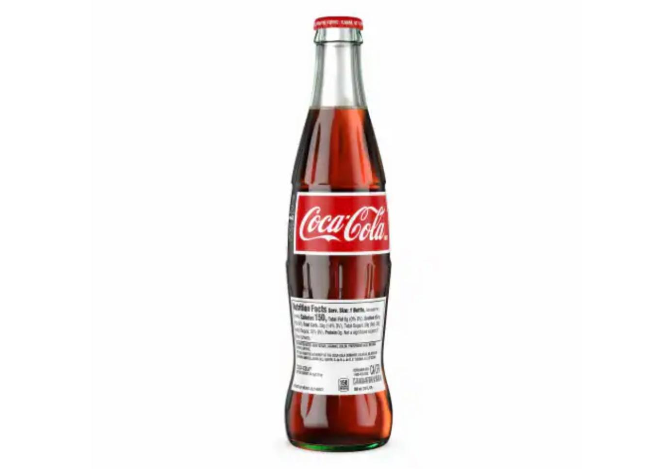 Coke 355ml bottle.