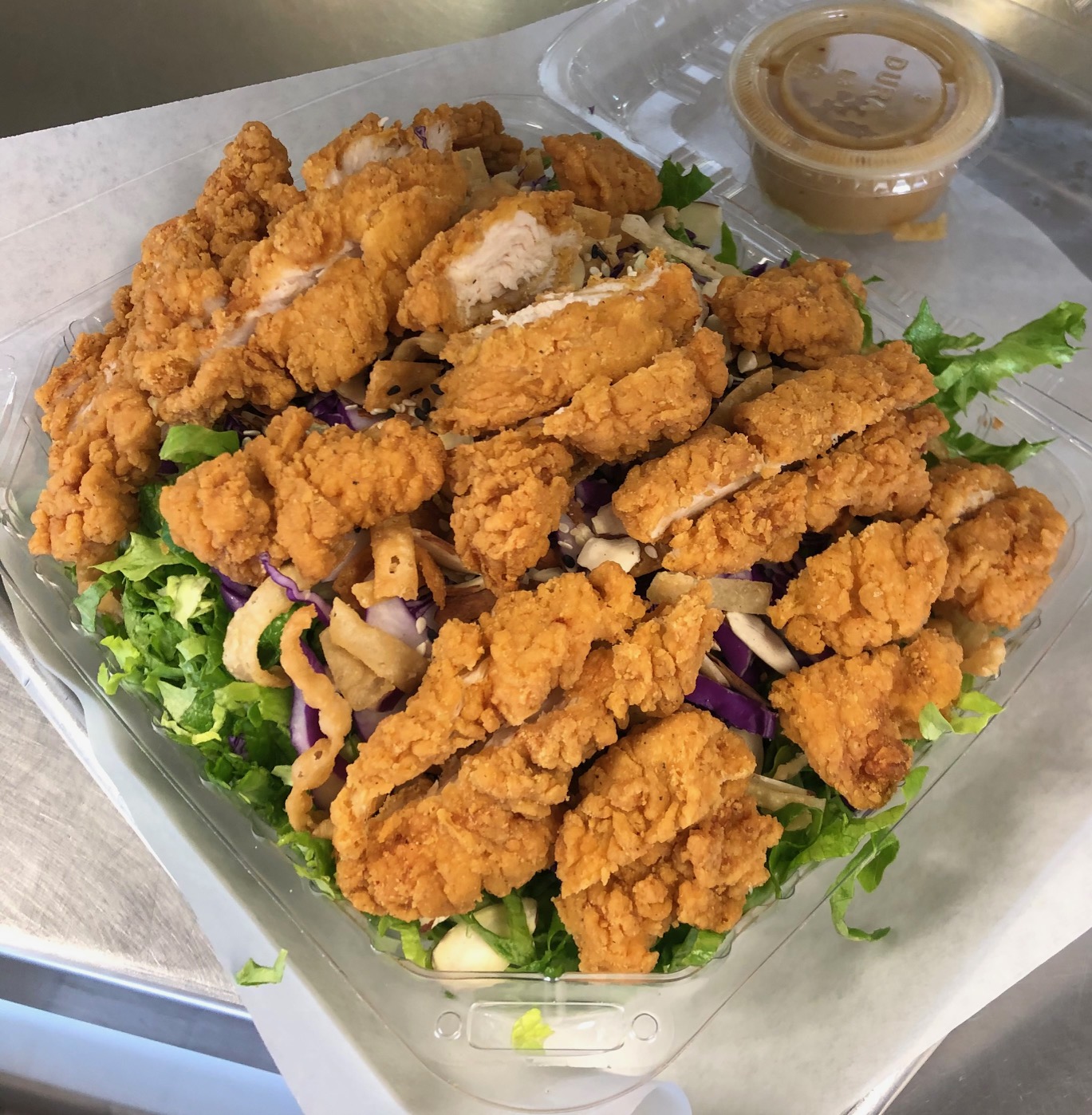 Crispy Chicken Salad.