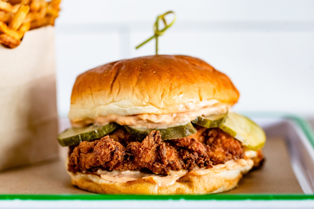 Fried Chicken Burger.