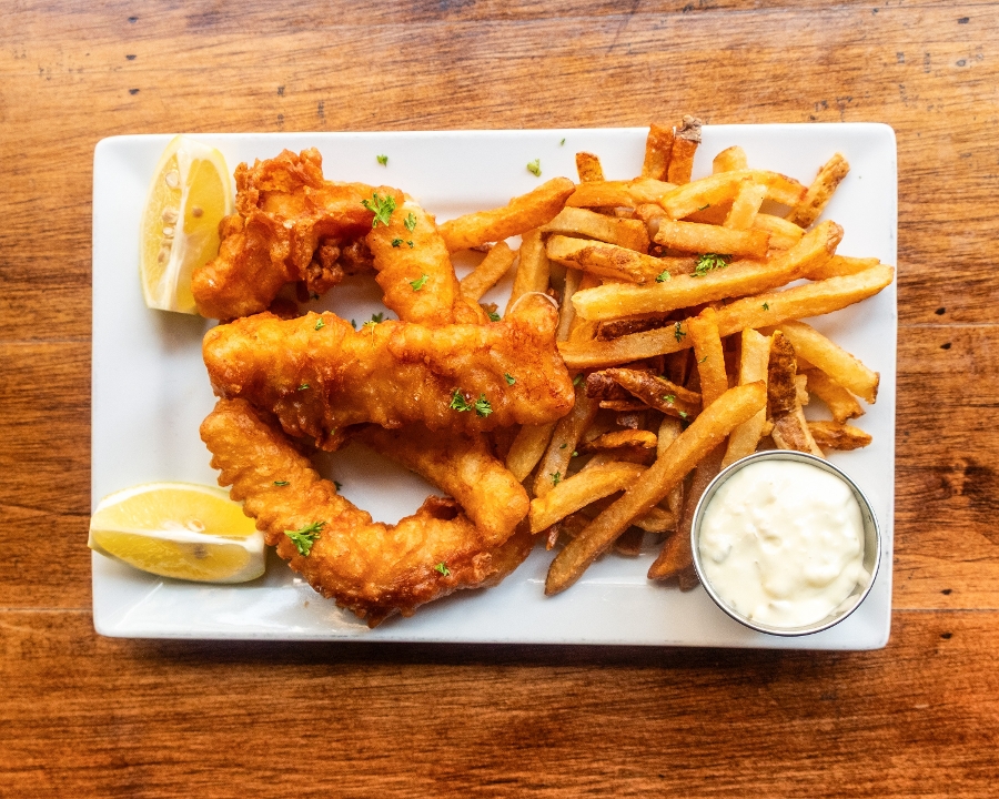 FISH & CHIPS.