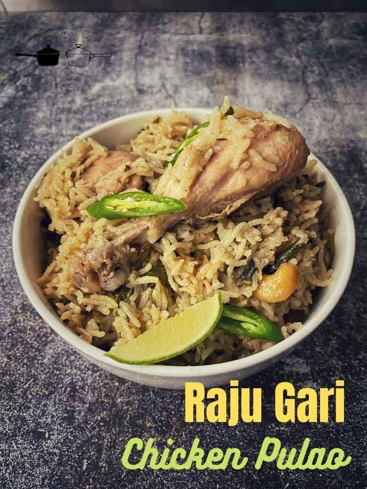 Raju Gari Kodi Pulao (Chicken).