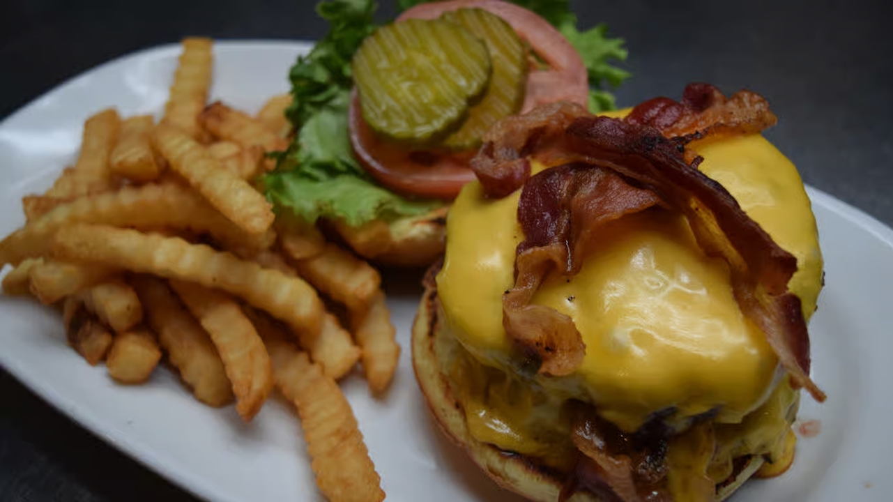 Double Bacon Cheeseburger.