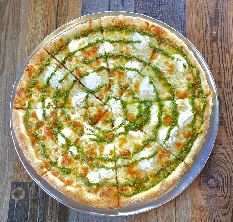 SM Pesto Pizza.