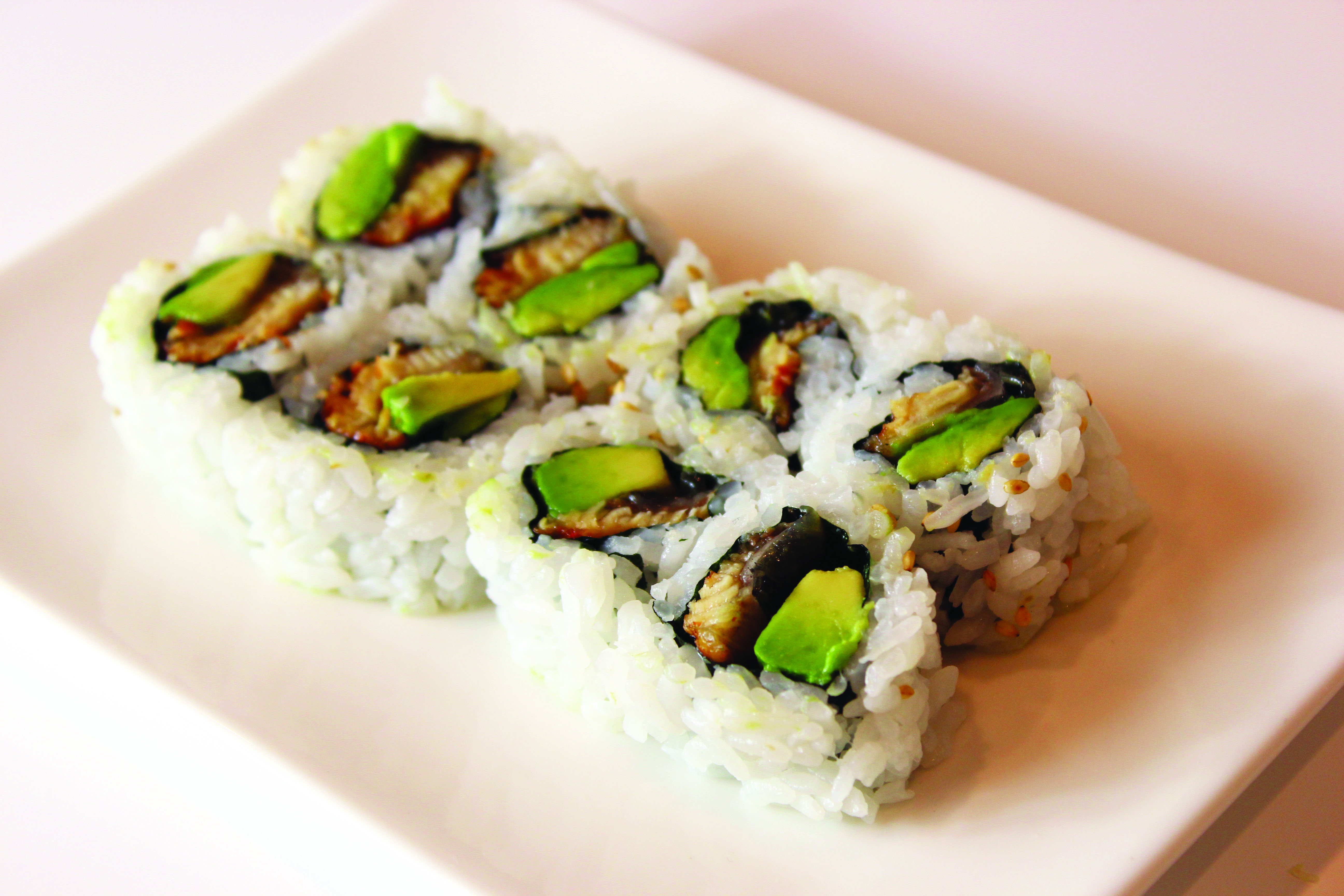 15. Eel & Avocado Roll.