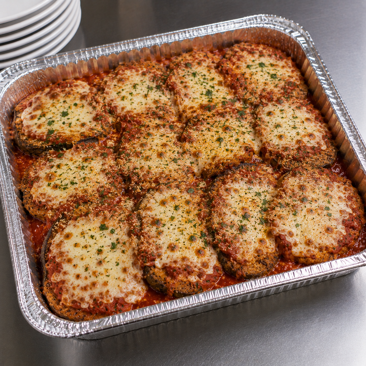 Half Tray Eggplant Parm (5 to 6 people).