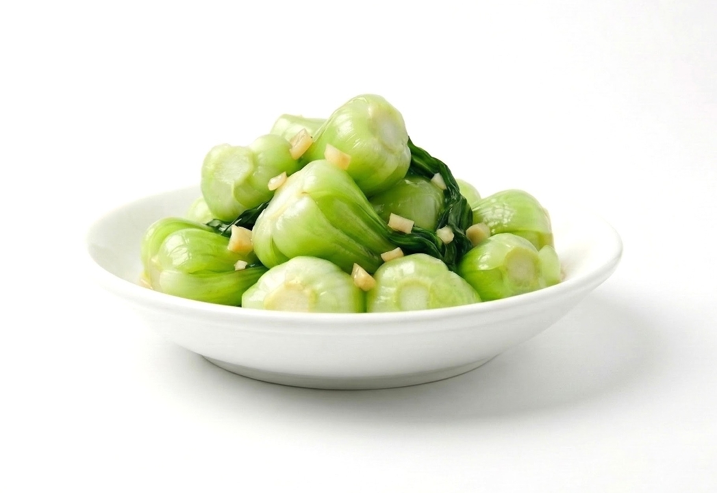 Baby Bok Choy - Garlic Tossed.