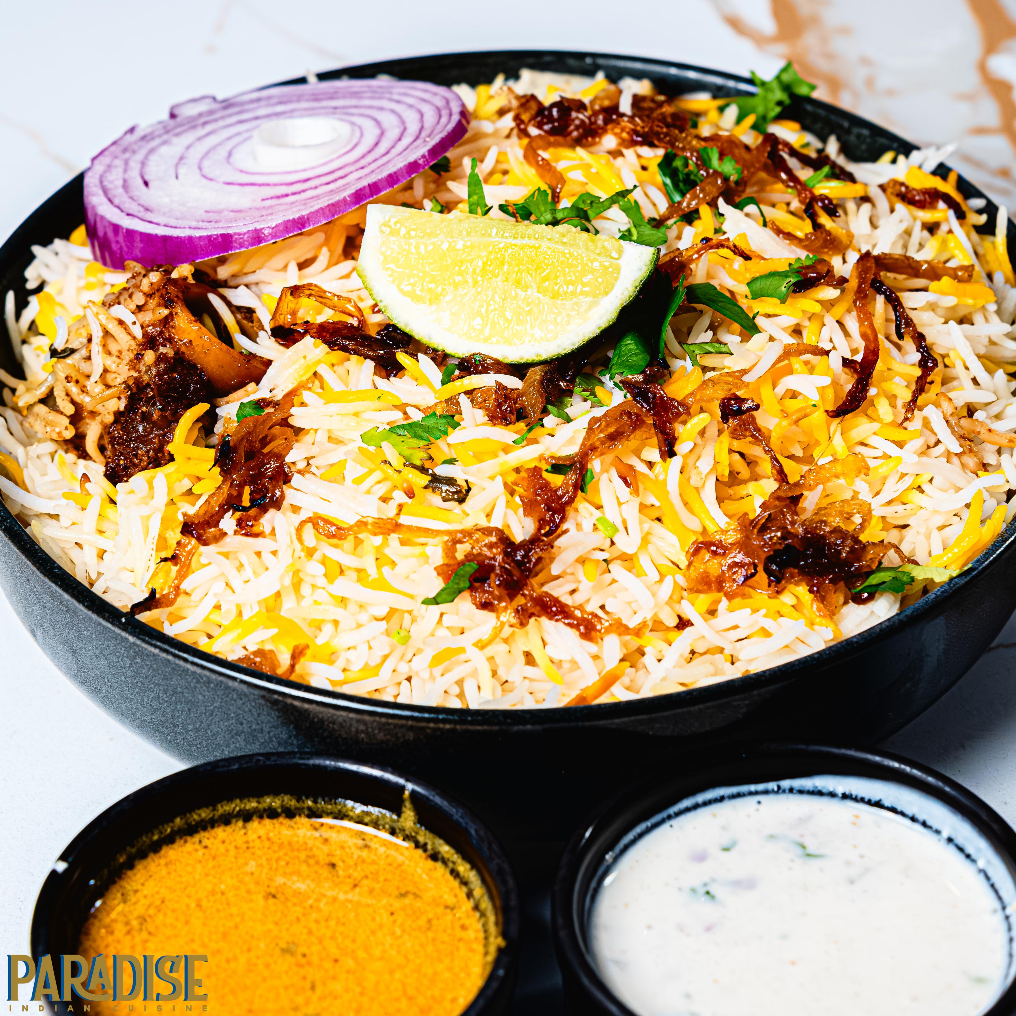 Goat Biryani.