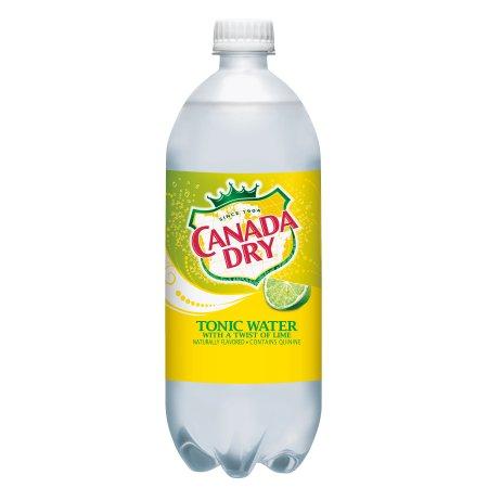 Canada Dry Tonic Water with a Twist of Lime 1 L.