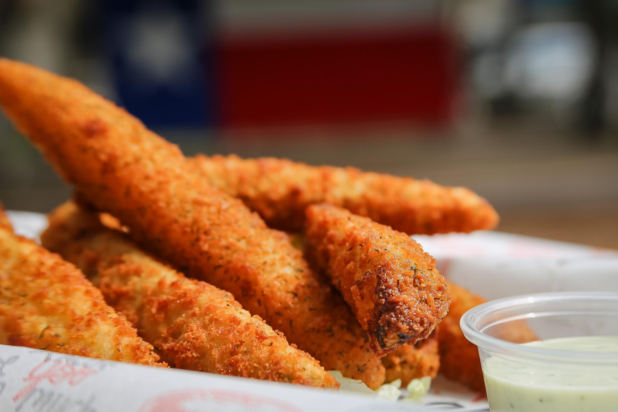 FRIED PICKLES.