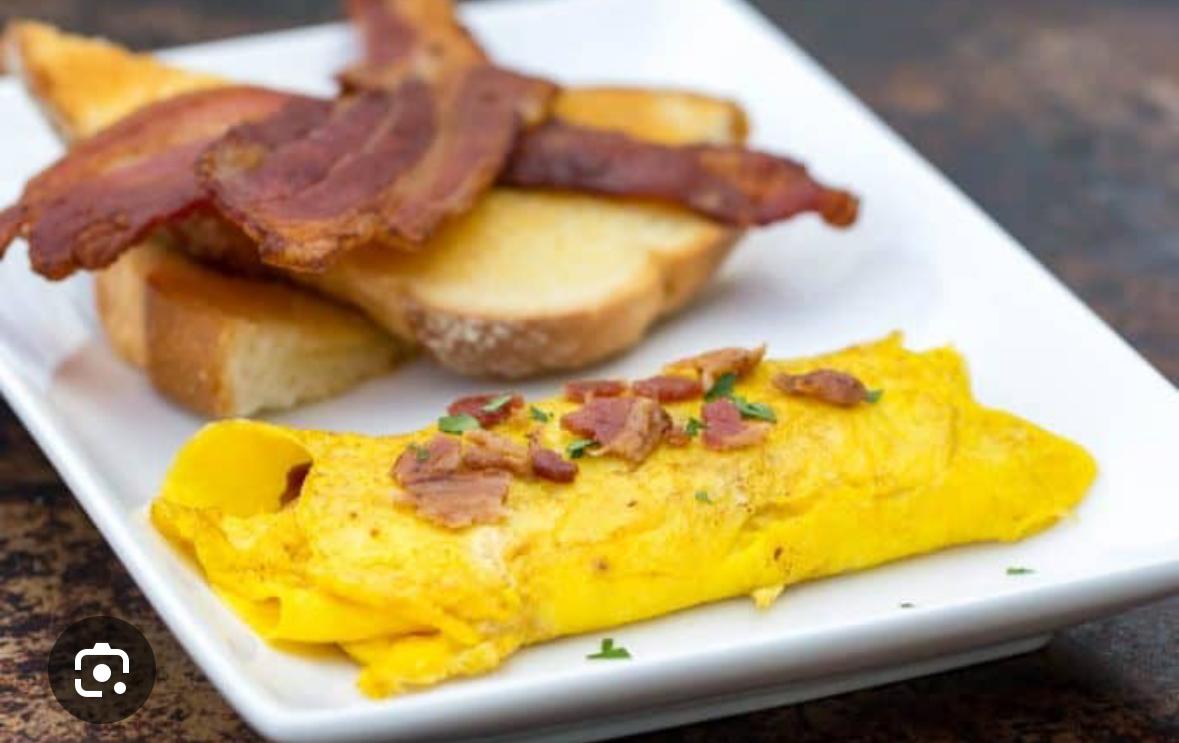 Bacon Omelette.
