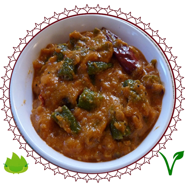 L-Bhindi Masala - Vegan.