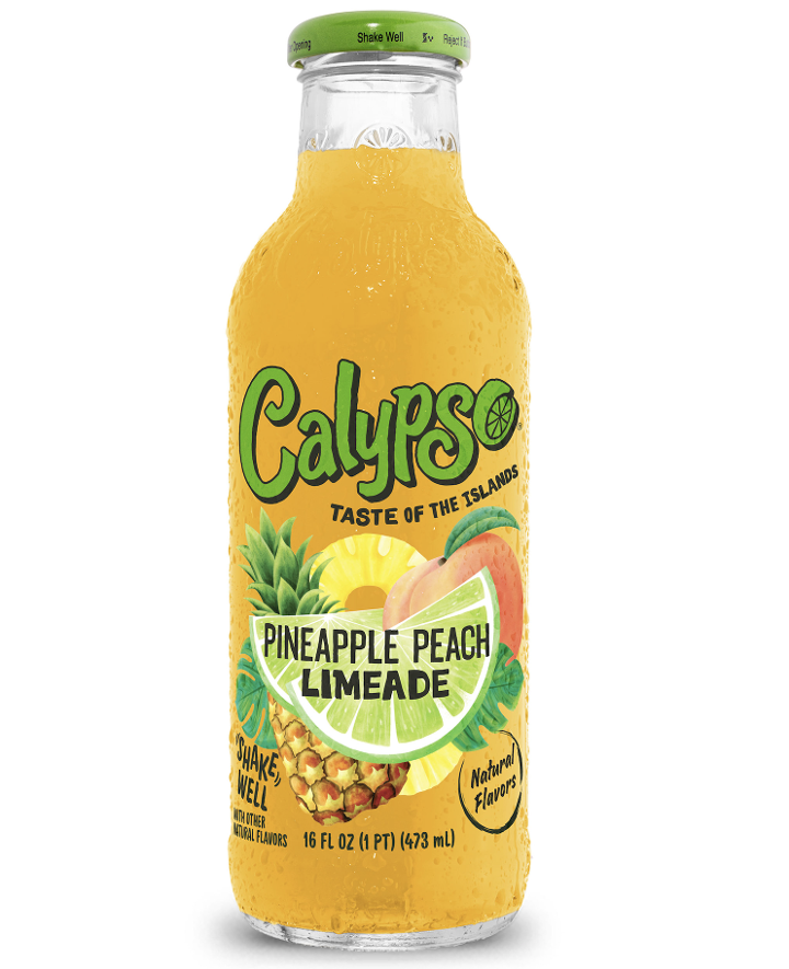 Calypso - pineapple peach limeade [16oz].