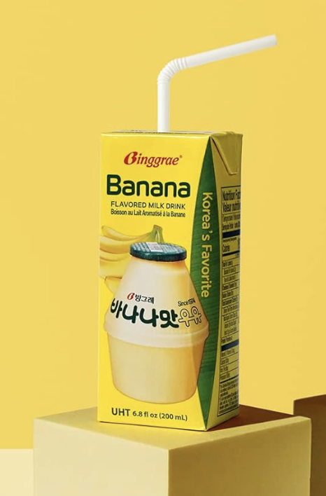 Korean Banana Milk.
