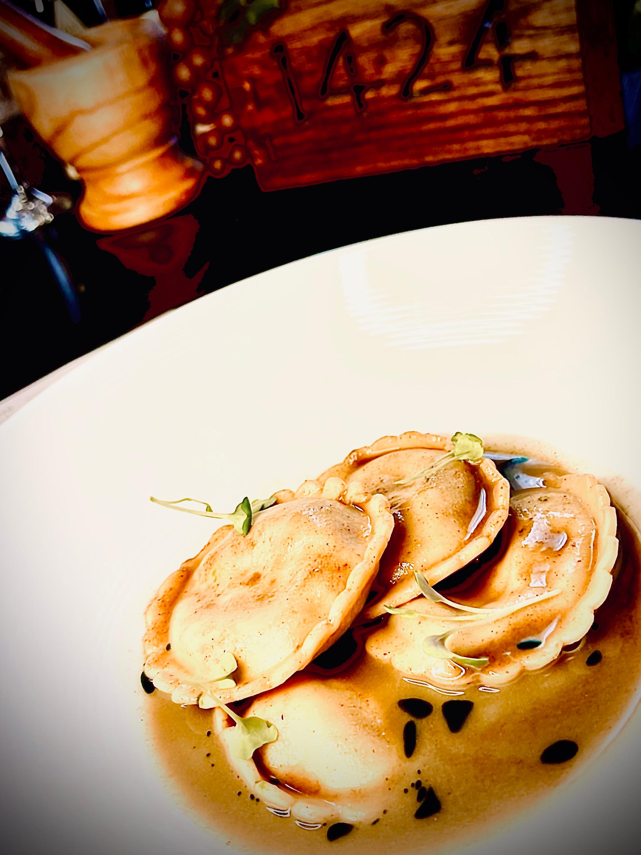 Mushroom Ravioli.