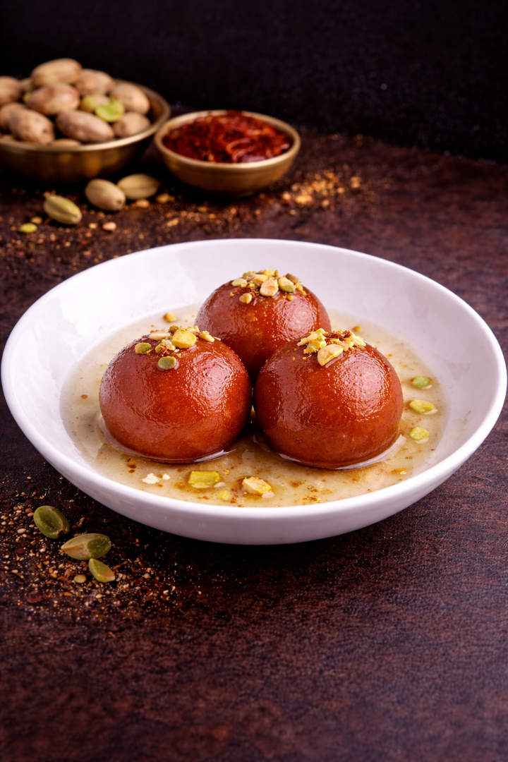Gulab Jamun (3 pcs).