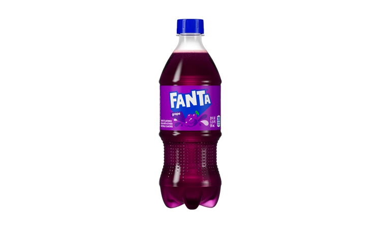 Mexican Fanta Grape, Bottle.