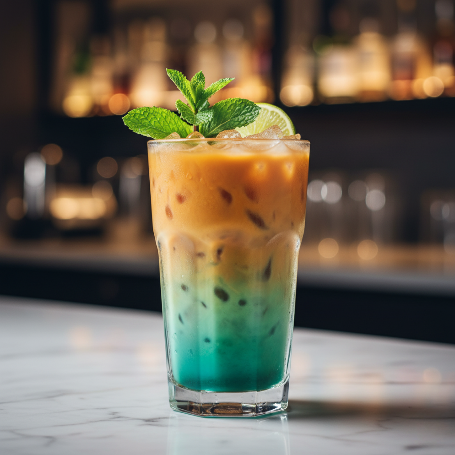 Mint 》Thai Tea.