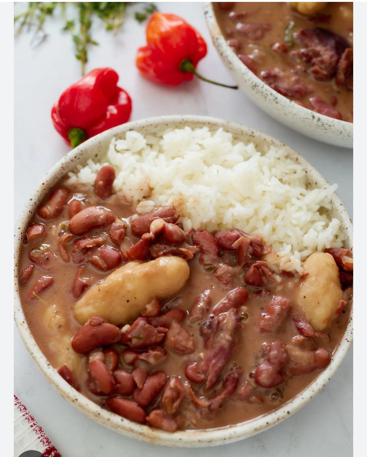 Stew Peas - Lunch Special.
