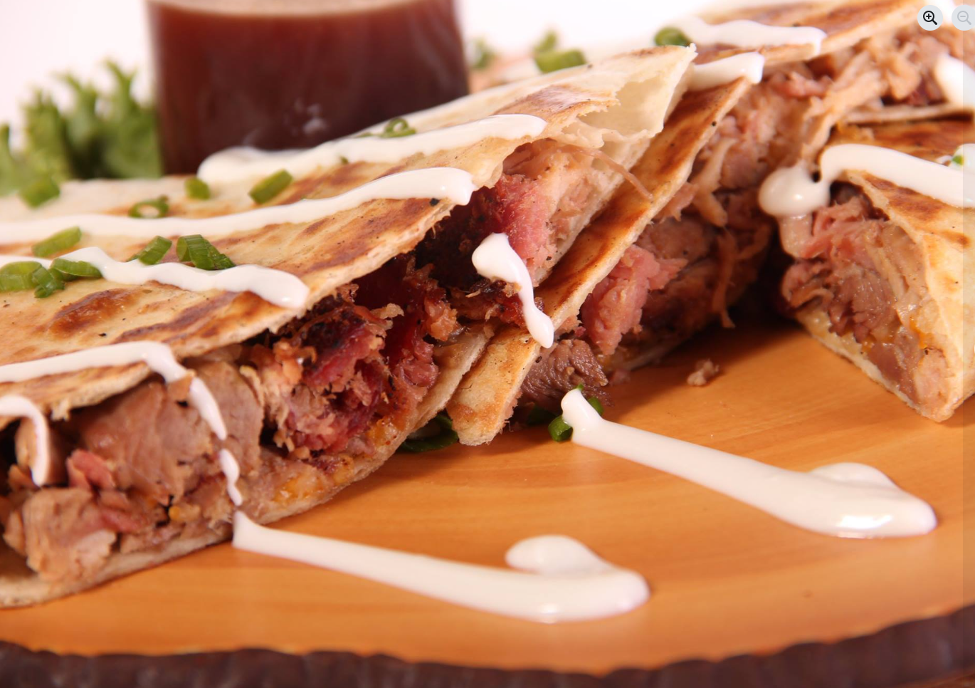 Holy Smokes Quesadilla.